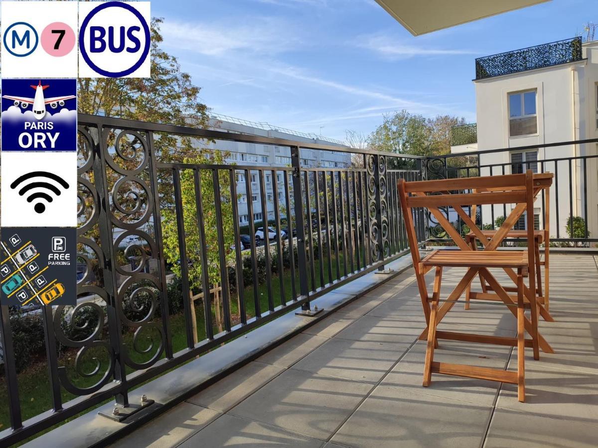 Chambre Privee Dans Un Nouvel Appartement Partage Pres De Paris Avec Parking Gratuit Chevilly-Larue Eksteriør billede